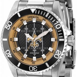 Invicta Damklocka 36940 Nfl Svart/Stål Ø38 mm