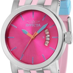 Invicta Damklocka 36960 Dna Rosa/Gummi Ø40 mm