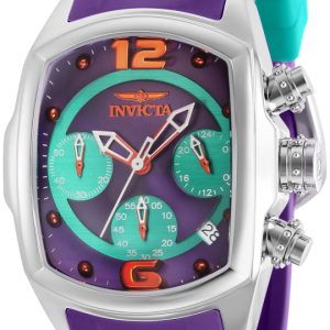 Invicta Damklocka 36970 Lupah Lila/Gummi