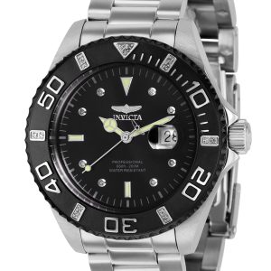 Invicta Damklocka 37019 Pro Diver Svart/Stål Ø38 mm