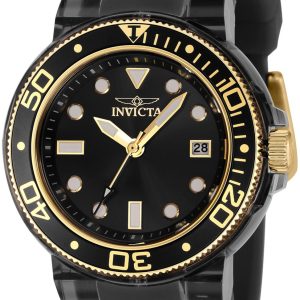 Invicta Damklocka 37304 Pro Diver Svart/Gummi Ø40 mm