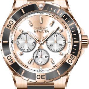 Invicta Damklocka 37318 Aviator Roséguldstonad/Plast Ø38 mm