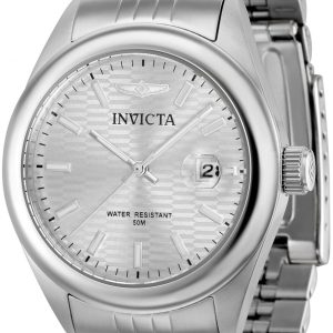 Invicta Damklocka 38424 Aviator Silverfärgad/Stål Ø38 mm