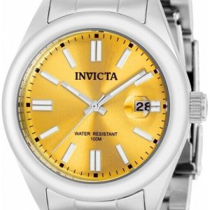 Invicta Damklocka 38472 Pro Diver Gul/Stål Ø38 mm