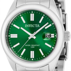 Invicta Damklocka 38478 Pro Diver Grön/Stål Ø38 mm