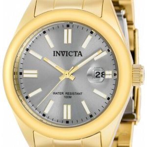 Invicta Damklocka 38481 Pro Diver Grå/Gulguldtonat stål Ø38 mm