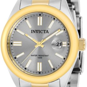 Invicta Damklocka 38488 Pro Diver Grå/Gulguldtonat stål Ø38 mm