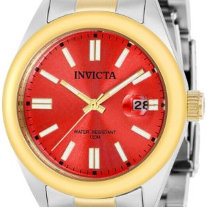 Invicta Damklocka 38492 Pro Diver Röd/Gulguldtonat stål Ø38 mm