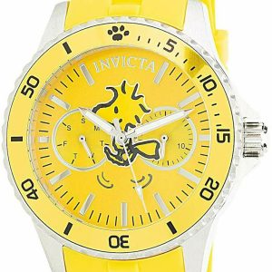 Invicta Damklocka 38652 Character Gul/Gummi Ø40 mm