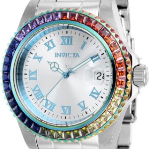 Invicta Damklocka 40228 Angel Silverfärgad/Stål Ø40 mm