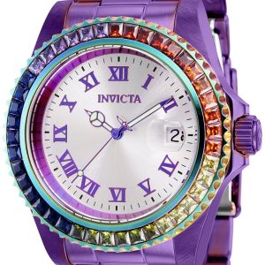 Invicta Damklocka 40232 Angel Silverfärgad/Stål Ø40 mm