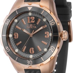 Invicta Damklocka 40310 Angel Svart/Gummi Ø38 mm