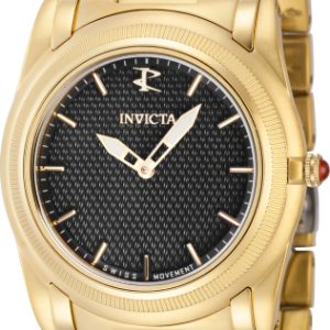 Invicta Damklocka 41084 Reserve Svart/Gulguldtonat stål Ø38 mm