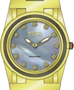 Invicta Damklocka 41093 Reserve Vit/Stål Ø38 mm