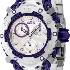 Invicta Damklocka 41109 Gladiator Vit/Stål Ø43.2 mm