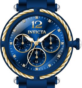 Invicta Damklocka 43887 Bolt Blå/Stål Ø36.5 mm