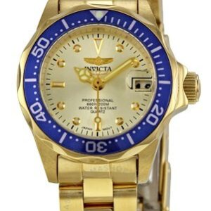 Invicta Damklocka 4610 Pro Diver Silverfärgad/Gulguldtonat stål