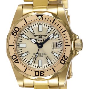 Invicta Damklocka 7065 Pro Diver Gulguldstonad/Gulguldtonat stål