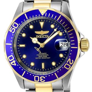 Invicta Damklocka 8942 Pro Diver Blå/Gulguldtonat stål Ø23 mm