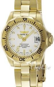 Invicta Damklocka 8945 Pro Diver Vit/Gulguldtonat stål Ø23 mm