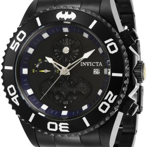 Invicta Dc Comics Herrklocka 34626 Svart/Stål Ø47 mm