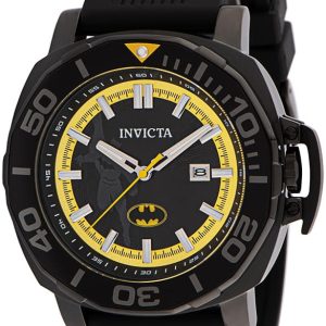 Invicta Dc Comics Herrklocka 35079 Svart/Gummi Ø48 mm