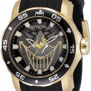 Invicta Dc Comics Herrklocka 35609 Grå/Gulguldtonat stål Ø48 mm