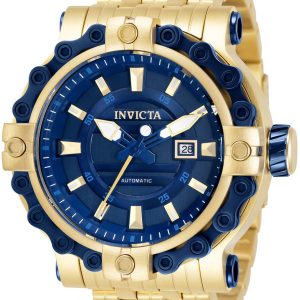 Invicta Excursion Herrklocka 32565 Blå/Gulguldtonat stål Ø53.5 mm