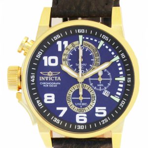 Invicta Force 13055 Blå/Läder Ø46 mm