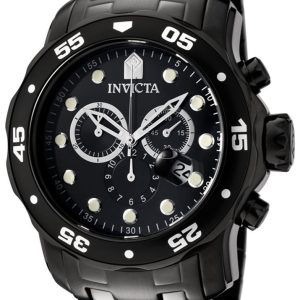 Invicta Herrklocka 0076 Pro Diver Svart/Stål Ø48 mm