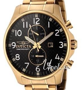 Invicta Herrklocka 0382 II Svart/Stål Ø50 mm