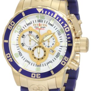 Invicta Herrklocka 10619 Corduba Vit/Gulguldtonat stål Ø52 mm