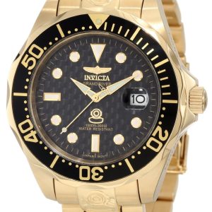 Invicta Herrklocka 10642 Pro Diver Svart/Gulguldtonat stål Ø47 mm