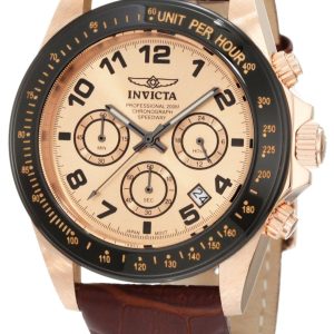 Invicta Herrklocka 10711 Speedway Roséguldstonad/Läder Ø43 mm