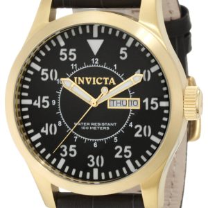 Invicta Herrklocka 11194 Specialty Svart/Läder Ø48 mm