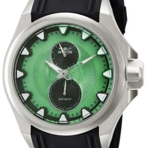 Invicta Herrklocka 12342 S1 Rally Grön/Gummi Ø51 mm