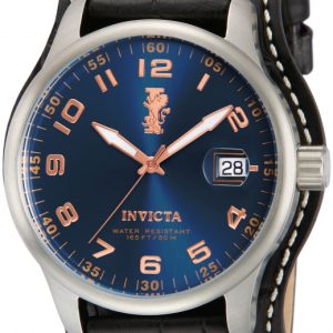 Invicta Herrklocka 12978 Blå/Läder Ø44 mm