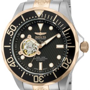 Invicta Herrklocka 13708 Pro Diver Svart/Roséguldstonat stål Ø47 mm