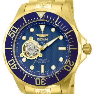 Invicta Herrklocka 13711 Pro Diver Blå/Gulguldtonat stål Ø47 mm