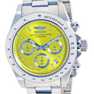 Invicta Herrklocka 14383 Speedway Gul/Stål Ø39.5 mm