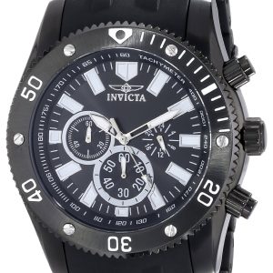 Invicta Herrklocka 14862 Sea Spider Svart/Stål Ø50 mm