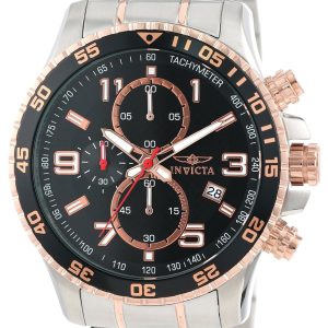 Invicta Herrklocka 14877 Specialty Svart/Roséguldstonat stål Ø45 mm