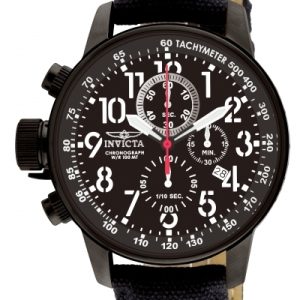 Invicta Herrklocka 1517 Force Svart/Textil Ø45 mm