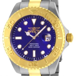 Invicta Herrklocka 15181 Pro Diver Blå/Gulguldtonat stål Ø47 mm