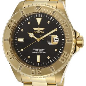 Invicta Herrklocka 15286 Pro Diver Svart/Gulguldtonat stål Ø47 mm