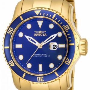 Invicta Herrklocka 15352 Pro Diver Blå/Gulguldtonat stål Ø48.8 mm