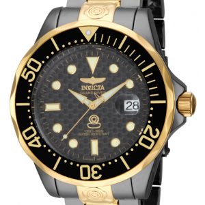 Invicta Herrklocka 15846 Pro Diver Svart/Gulguldtonat stål Ø47 mm