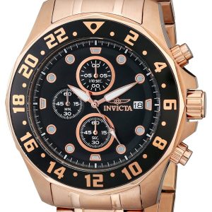 Invicta Herrklocka 15943 Specialty Svart/Roséguldstonat stål Ø48 mm