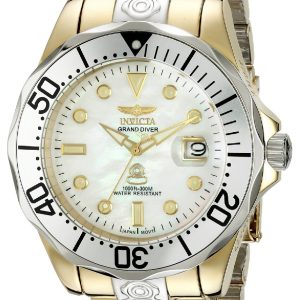 Invicta Herrklocka 16035 Pro Diver Vit/Gulguldtonat stål Ø47 mm