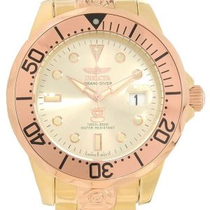 Invicta Herrklocka 16039 Pro Diver Gulguldstonad/Roséguldstonat